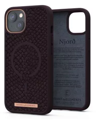 Njord Collections Case iPhone 13 Mini - Salmon Leather - Eldur