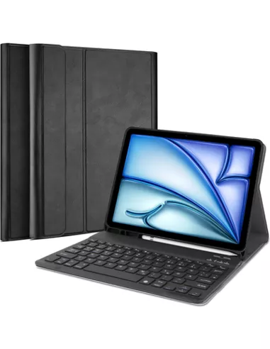 iPad Air 11 2024 (6th Gen) - Premium Bluetooth Keyboard Cover Qwertz