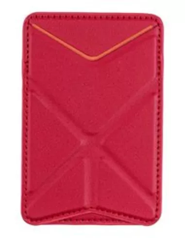 Universal Card Holder compatible with MagSafe Phones / Cases - Red