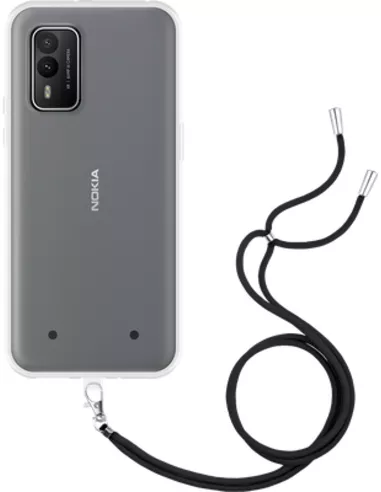 HMD XR21 - Soft TPU Case with Necklace Strap - Clear